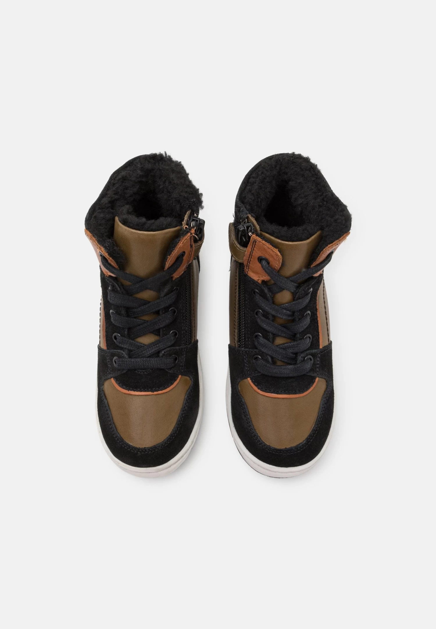 Friboo Leather - Sneakers Hoog - Multi-Coloured 4 Friboo Leather - Sneakers Hoog - Multi-Coloured - Afbeelding 4