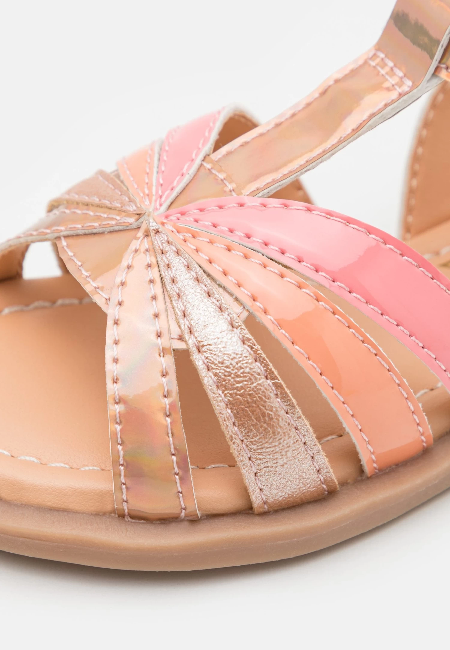 Friboo Sandalen - Rose Gold/Multi-Coloured 6 Friboo Sandalen - Rose Gold/Multi-Coloured - Afbeelding 6