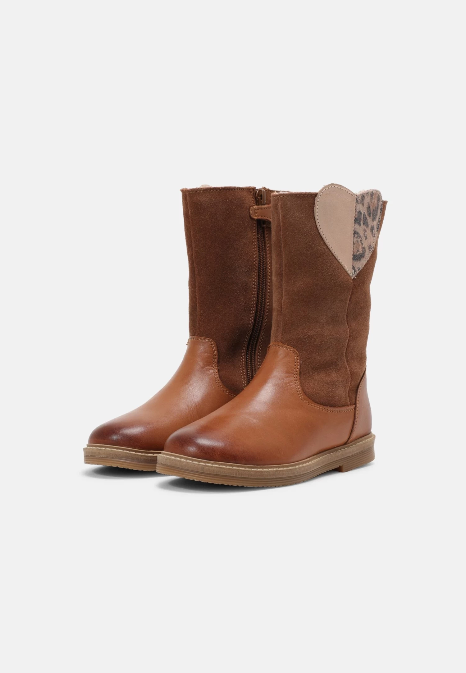 Friboo Leather - Laarzen - Cognac 2 Friboo Leather - Laarzen - Cognac - Afbeelding 2