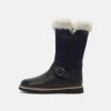 Friboo Leather - Snowboots- Dark Blue