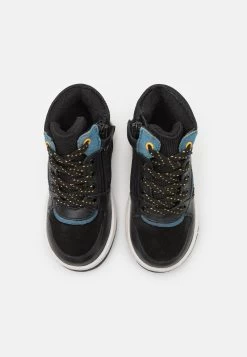 Friboo Leather - Sneakers Hoog - Black -Friboo 7f1af0c3b1ec4ba08b8d67a5b3c7181c