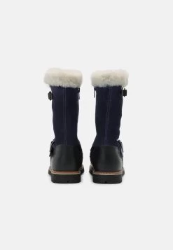 Friboo Leather - Snowboots- Dark Blue -Friboo a72b7412ff5b4d92bd1c8a0f8651579c