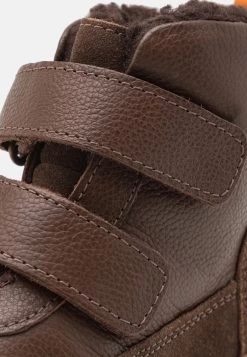 Friboo Leather - Korte Laarzen - Dark Brown -Friboo bfc9bf47c621492aa9fbedfaf2b810ca