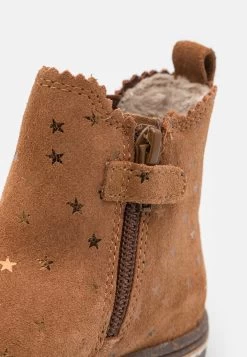 Friboo Leather - Korte Laarzen - Cognac -Friboo c3cda405568742dcbfec50d68e560d0e